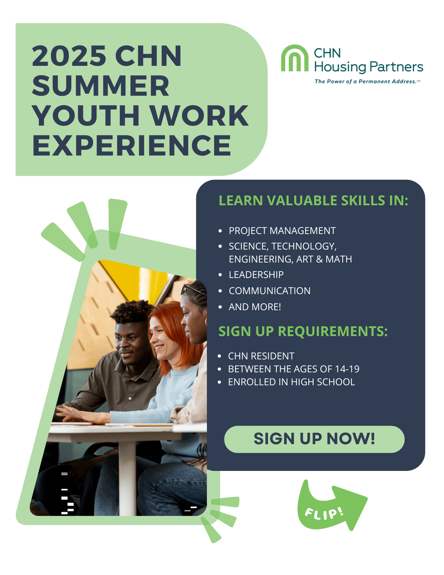 2025 Summer Youth Work Experience Sign Up